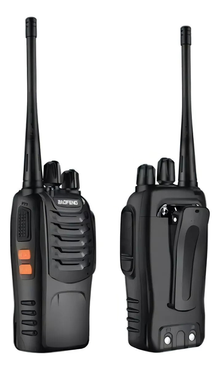 Pack 2 Radios Transmisor Walkie Talkie Baofeng  Color Negro Bandas De Frecuencia 400-470 Mhz